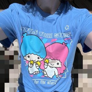 Sanrio Little Twin Stars “Reach For The Stars” Women’s T-Shirt Size Medium